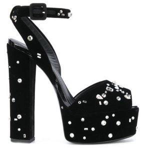 Guisppe Zanotti Swarovski Crystal Platforms